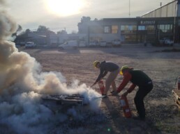 Capacitación en uso de matafuegos